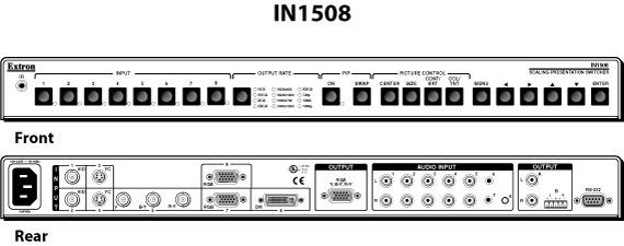 EXTRON IN1508 Eight Input Scaling Presentation Switcher with PIP