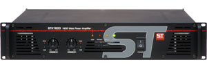 SOUNDTECH STX-1600 POWER AMPLIFIER 2 x 650 WATTS