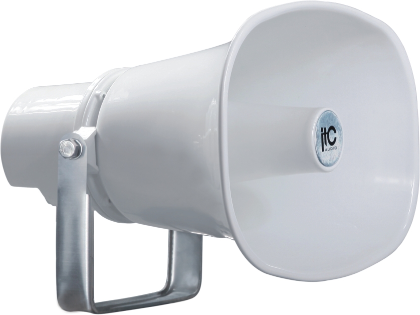ITC T-720F Waterproof Aluminum Horn Speaker 15-30 Watts