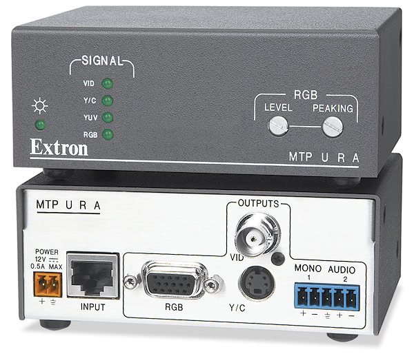 EXTRON MTP U R A  Universal MTP Twisted Pair Receiver for VGA, Video, and Audio